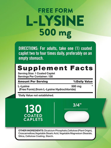 L-Lysine 500 mg - Image 3